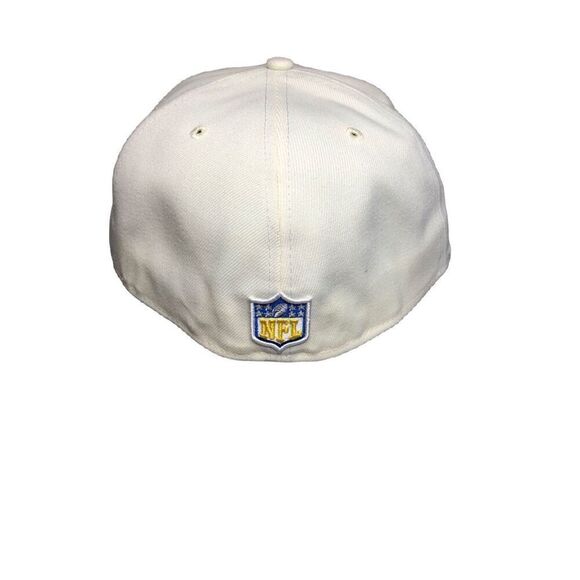 New Era Los Angeles Rams NFL 75th Anniversary Chrome 59FIFTY Fitted Hat Cap Size - Picture 6 of 7